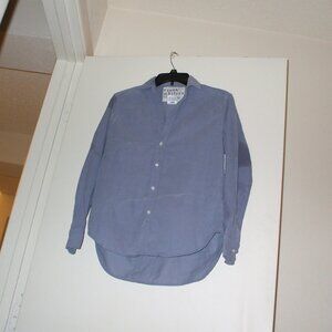 Frank & Eileen Womens' Blue Slate 100% cotton shirt - XXS